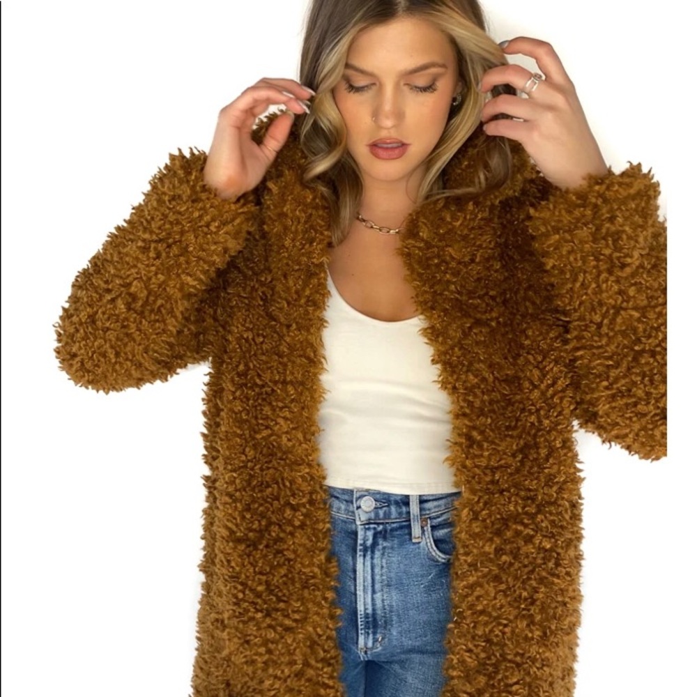 Lucy Paris Madilyn Oversized Teddy Coat XS